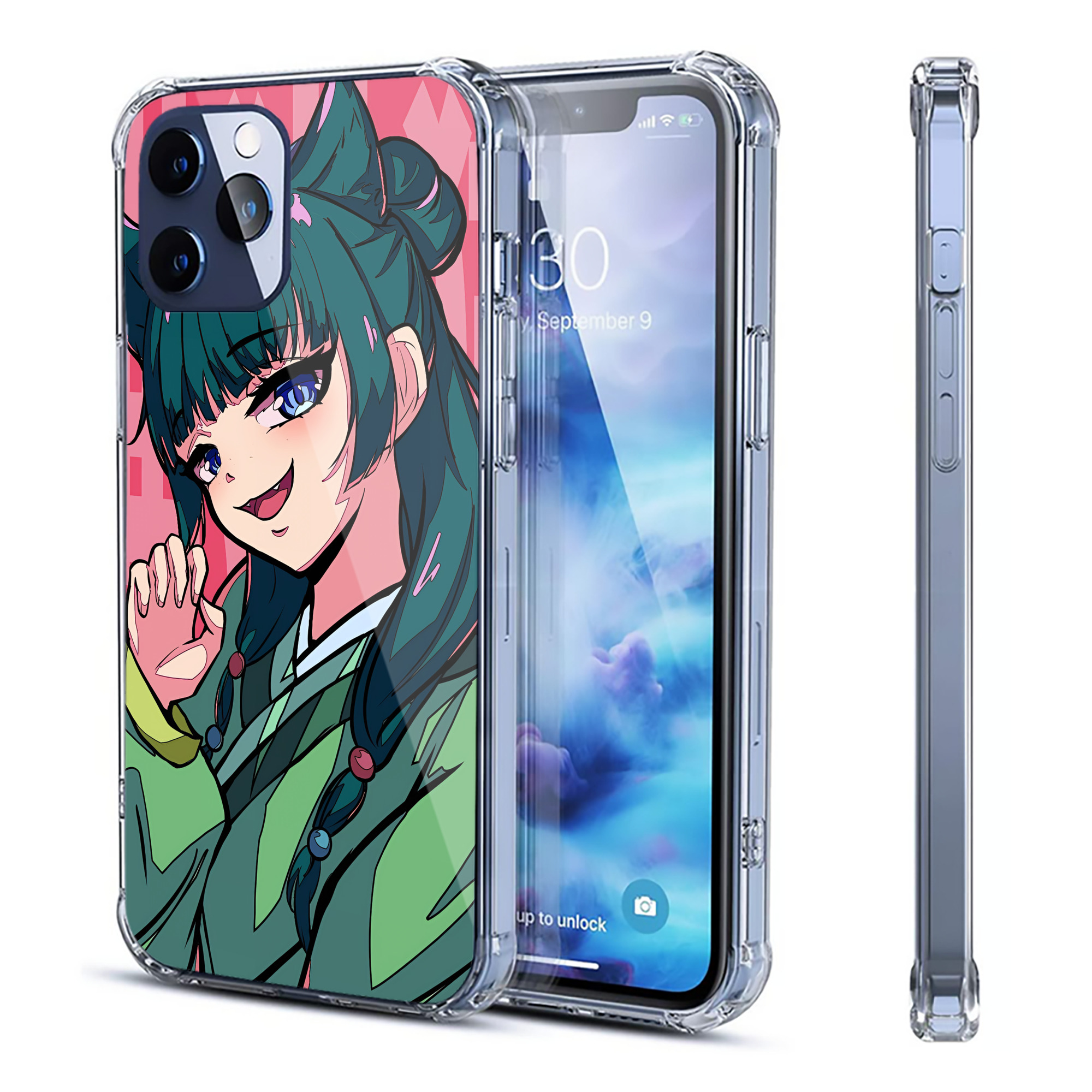 （画像用） 薬屋のひとりごと The Apothecary Diaries 【iPhone 12シリーズ対応】透明スマホケース（クリアソフトケース）